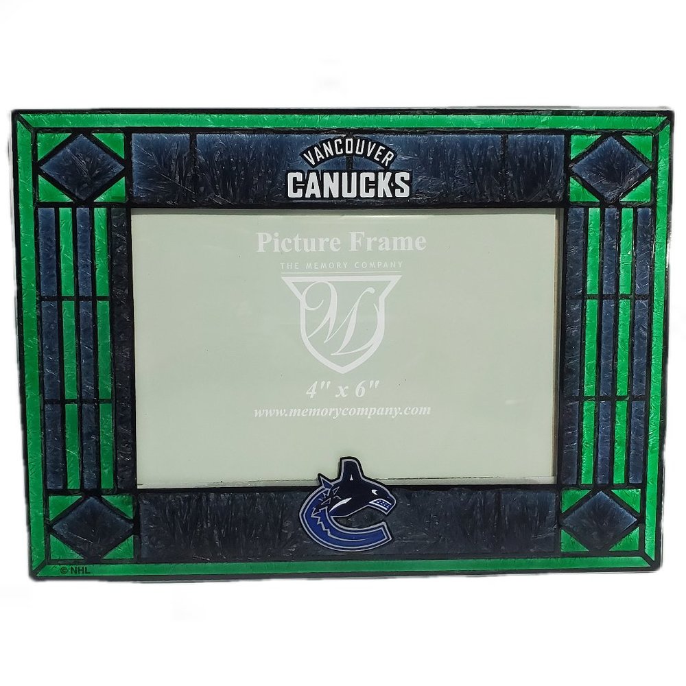 NHL Vancouver Canucks Glass Picture Frame